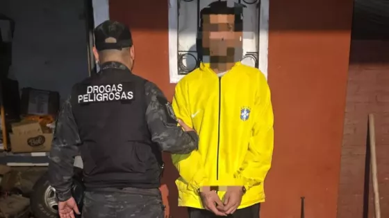 Denuncias Web: Detenido y secuestro de más de 2500 dosis de droga en Joaquín V. González