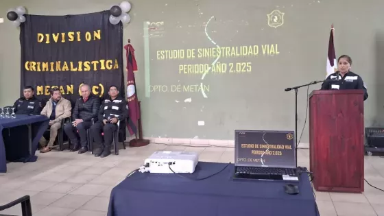 Presentaron en Metán el trabajo técnico científico de la siniestralidad vial y puntos críticos