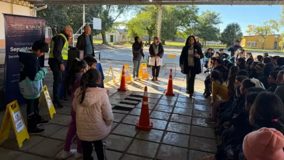 Más de 2500 estudiantes primarios se formaron como Promotores Viales en Metán