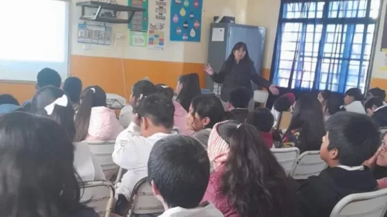 Capacitaron a alumnos primarios sobre gestión de riesgos en Rosario de Lerma