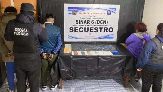 Detenidos y más de 6400 dosis de droga incautadas en distintos procedimientos