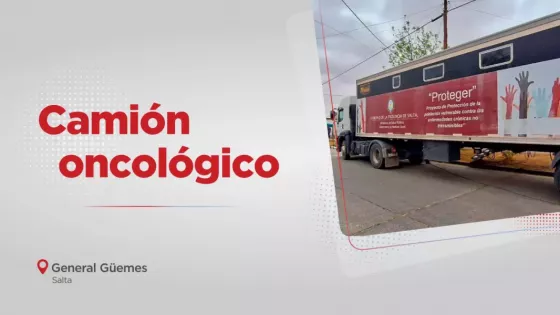 El móvil oncológico realizará mamografías y Papanicolaou en General Güemes