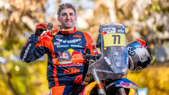 Desafío Ruta 40: Luciano Benavides se ubicó en el cuarto lugar en motos y Kevin finalizó 13° en autos