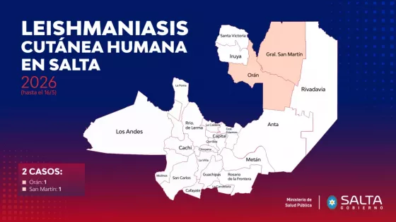 En lo que va del año se registraron 2 casos de leishmaniasis cutánea humana