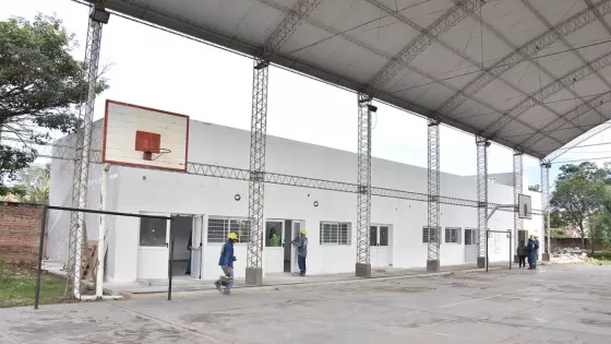 Obra de ampliación en el IES 6.017 “Amadeo Sirolli” de General Güemes