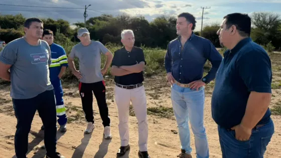 Aguas del Norte avanza en una estación de abastecimiento y rebombeo en el interior de la provincia