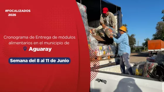 Asistencia alimentaria: refuerzan la entrega de módulos en comunidades originarias de Aguaray y Embarcación