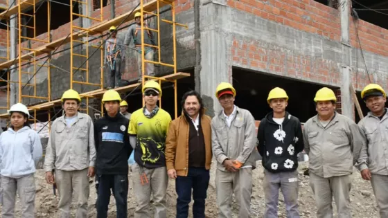 Sáenz supervisó la obra de la Ciudad Judicial de Orán, que avanza con apoyo económico de la Provincia