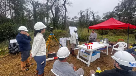 Minería supervisó las tareas de remediación de boosters sísmicos en el norte provincial