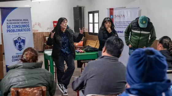 La Coordinación Interministerial dictó una capacitación en barrio 20 de Junio sobre prevención de consumos problemáticos
