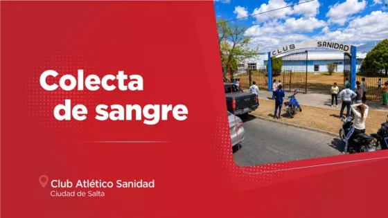 En el Club Atlético Sanidad se podrá donar sangre este sábado