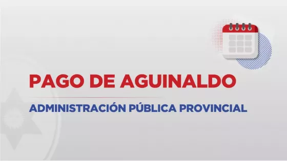 Este sábado estará depositado el aguinaldo a todos los agentes de la administración pública