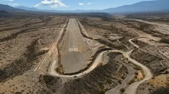 Finalizó la construcción de un cerco perimetral en el aeródromo de Cachi