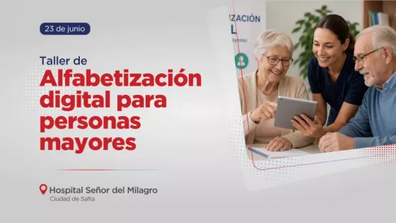 Realizarán un taller de alfabetización digital destinado a personas mayores