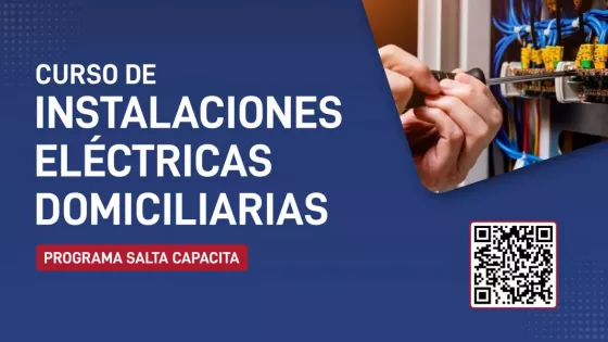 Las Lajitas: el 4 de julio comenzará un curso gratuito de instalaciones eléctricas domiciliarias