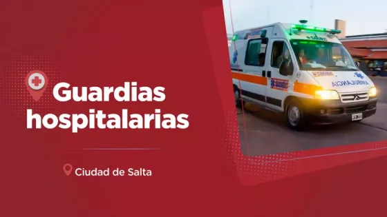 En guardias hospitalarias capitalinas fueron asistidos más de 2 mil pacientes este fin de semana