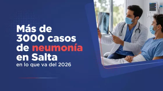 Se notificaron más de 3 mil casos de neumonía en Salta