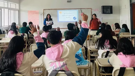 Estudiantes rurales de El Mollar fortalecieron sus capacidades socioemocionales