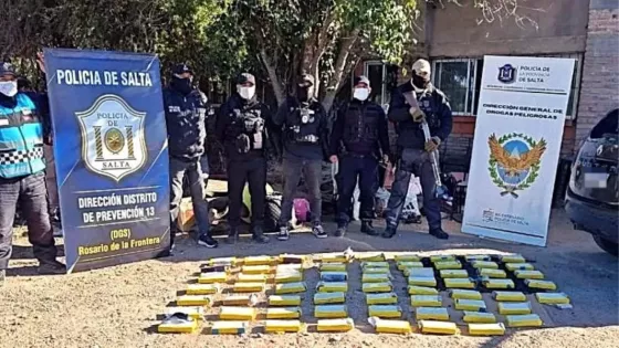 Más de 70 kilos de cocaína incautados en El Potrero