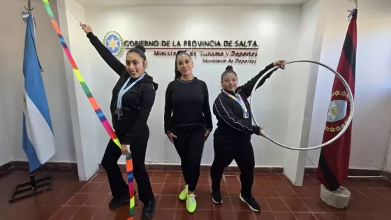 Salteñas brillaron en la competencia de gimnasia rítmica en las Olimpiadas Especiales