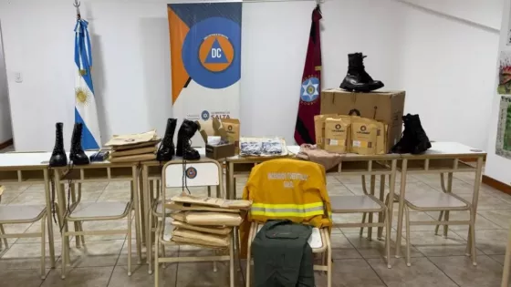 Entregaron indumentaria de protección personal a brigadistas forestales