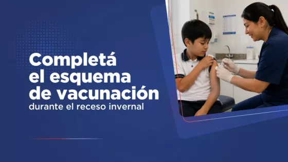 Salud Pública insta a completar el esquema de vacunación durante el receso invernal
