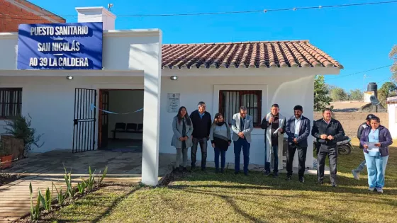 El Gobierno dejó inauguradas las obras de refacción y ampliación del Puesto Sanitario San Nicolás de Vaqueros
