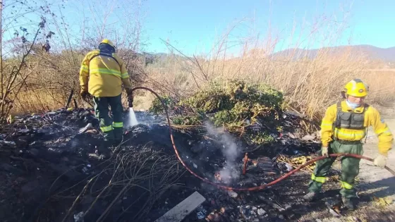 La Brigada Forestal trabajó en distintas zonas por incendios de pastizales