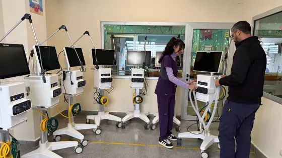 El hospital Materno Infantil fortalece su capacidad de atención con la incorporación de nuevos respiradores