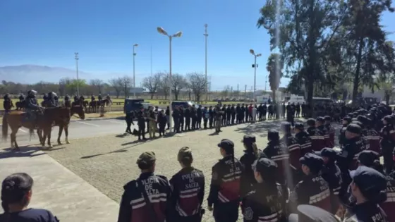 La Policía brindó seguridad en el partido entre Central Norte y Atlético Los Andes