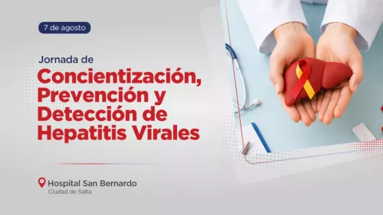 El Hospital San Bernardo realizará una jornada de concientización y detección de hepatitis virales