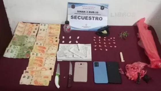 Desbaratan tres bocas de expendio de drogas en el barrio San Benito