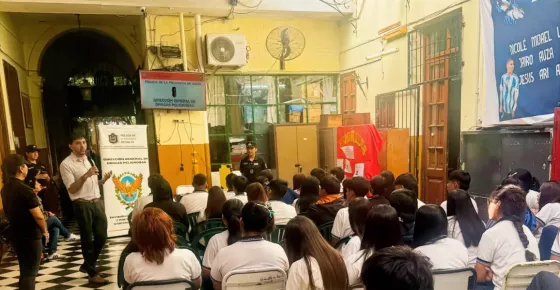 Promueven la prevención de consumos problemáticos en escuelas salteñas