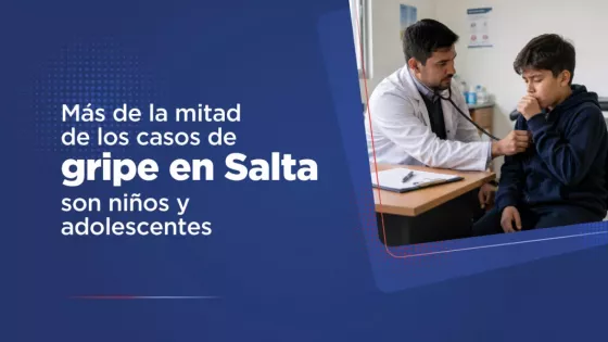 Más de la mitad de los casos de gripe en Salta son niños y adolescentes