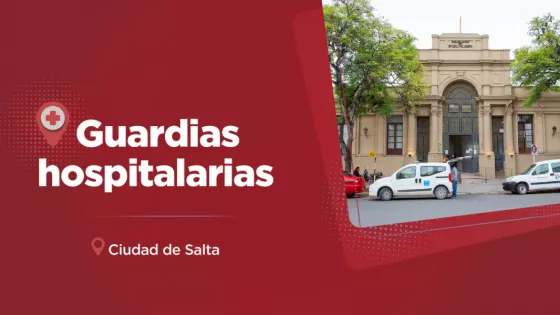 En guardias hospitalarias capitalinas fueron asistidos más de 2100 pacientes este fin de semana