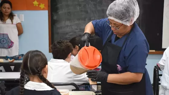 La Copa de Leche tiene continuidad durante el segundo semestre escolar