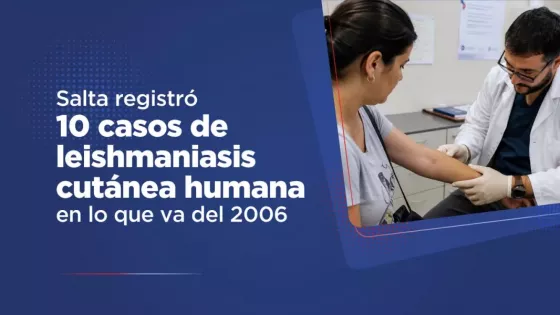 En lo que va del año se registraron 10 casos de leishmaniasis cutánea humana