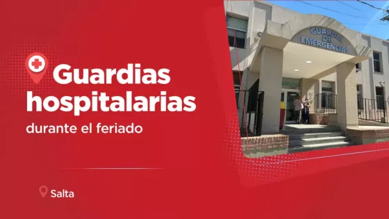 Los servicios de salud pública trabajarán con guardias para urgencias durante el feriado