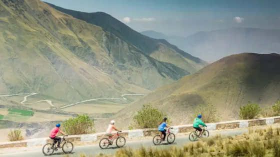 Naturaleza, altura y adrenalina: la experiencia de explorar Salta sobre dos ruedas