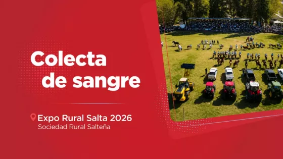 Durante tres días se podrá donar sangre en la Sociedad Rural Salteña