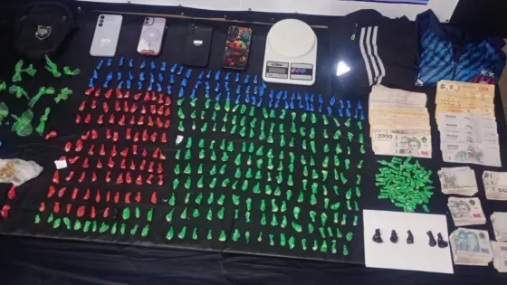 Se incautaron más de 10 mil dosis de droga en distintos procedimientos policiales