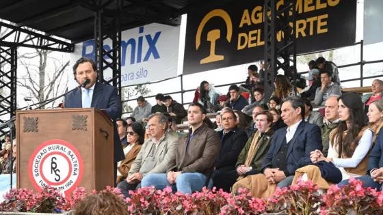 Sáenz defendió la producción en la Expo Rural y reclamó un federalismo real con igualdad de oportunidades para las provincias que producen