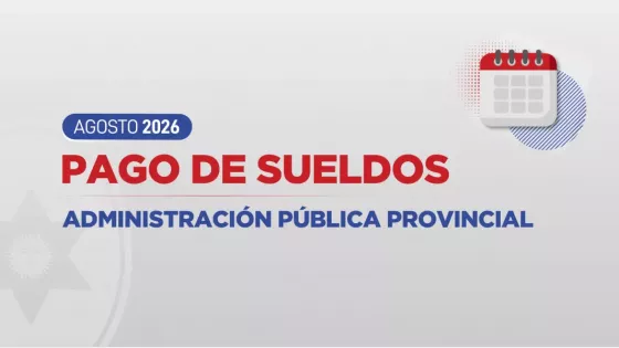 Agosto: la Provincia pagará los sueldos entre el 31 de agosto y el 3 de septiembre