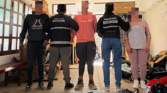 La Policía demoró a tres personas por transportar motopartes robadas en Salvador Mazza