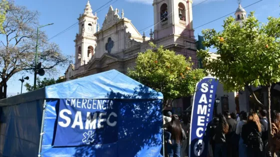 El SAMEC brindó cobertura sanitaria durante el Milagro de la Infancia y la Catequesis en la Catedral