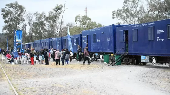 El Tren “25 de Mayo” atendió a más de 3.000 personas durante su paso por Campo Quijano