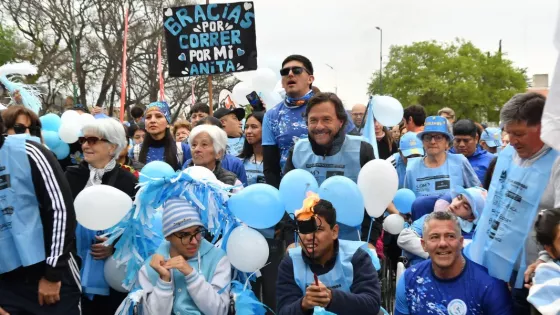 El gobernador Sáenz se unió a la familia de HIRPACE en su 36° maratón “Corro por Vos