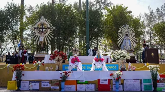 Imágenes peregrinas del Señor y la Virgen del Milagro: este viernes visitarán Casa de Gobierno