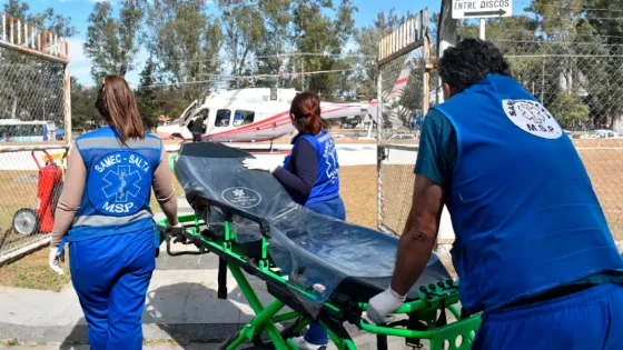 Salud Pública coordinó 19 vuelos sanitarios y asistió a 24 pacientes durante agosto