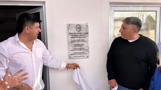El Gobierno provincial inauguró un nuevo Centro de Primera Infancia en El Tala